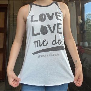 Love Me Do Beatles Tank